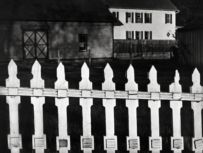 Paul Strand (American, 1890 - 1976) 'White Fence, Port Kent, New York' 1916 (negative); 1945 (print)