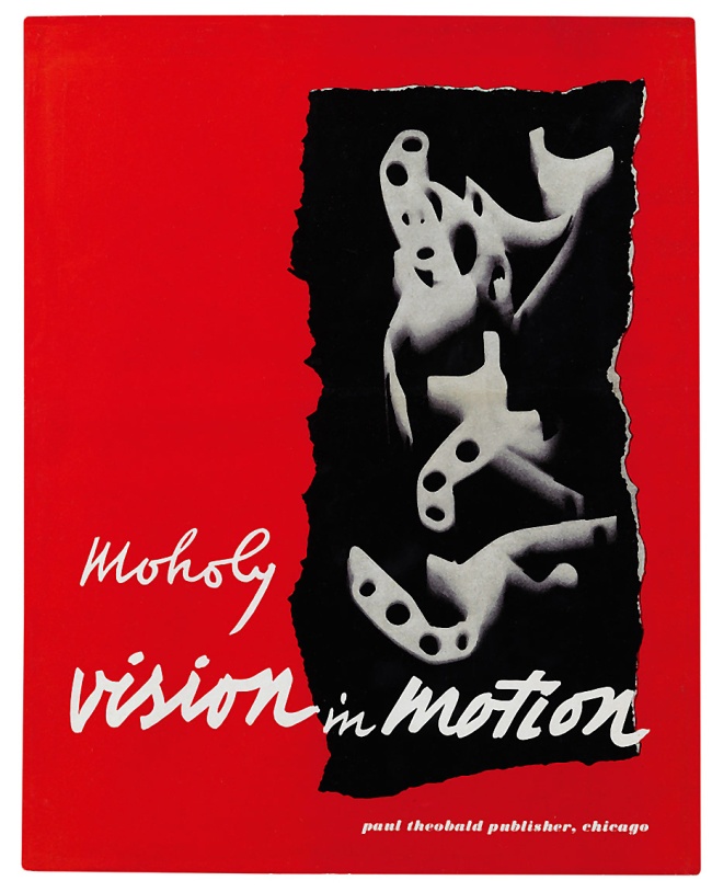 László Moholy-Nagy (Hungarian, 1895-1946) 'Cover and design for Vision in Motion' (Paul Theobald, 1947)
