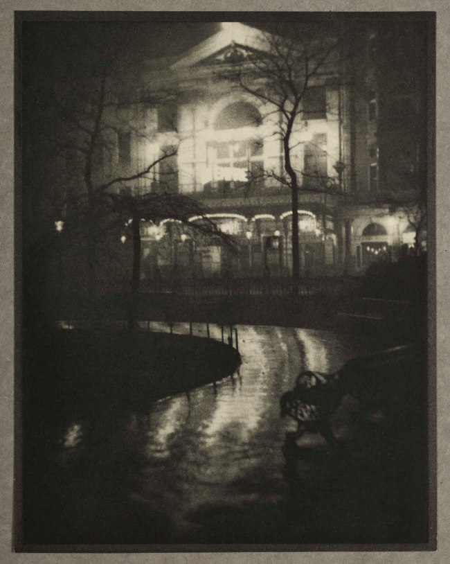 Alvin Langdon Coburn (American, 1882-1966) 'Leicester Square (The Old Empire Theatre)' 1908, published 1909