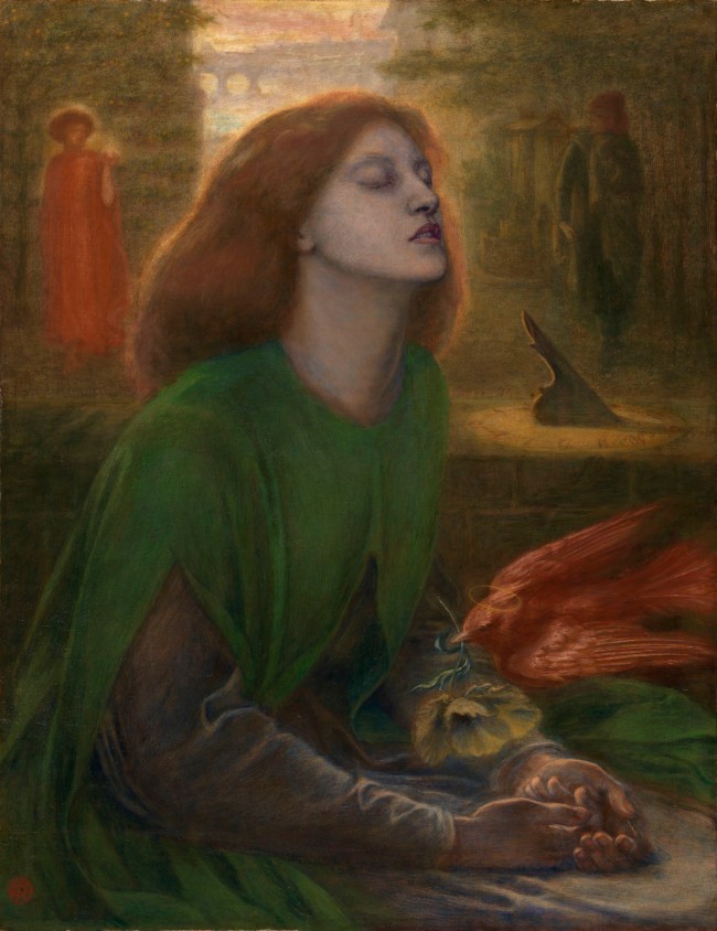 Dante Gabriel Rossetti (English, 1828-1882) 'Beata Beatrix' c. 1864-1870