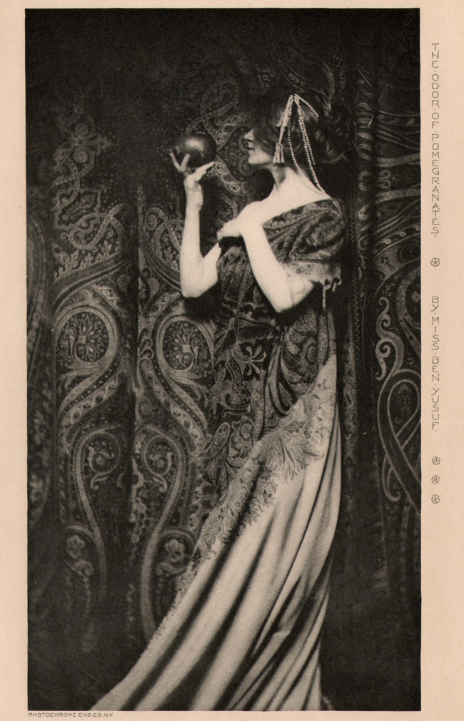 Zaida Ben-Yusuf (American born England, 1869-1933) 'The Odor of Pomegranates' 1899