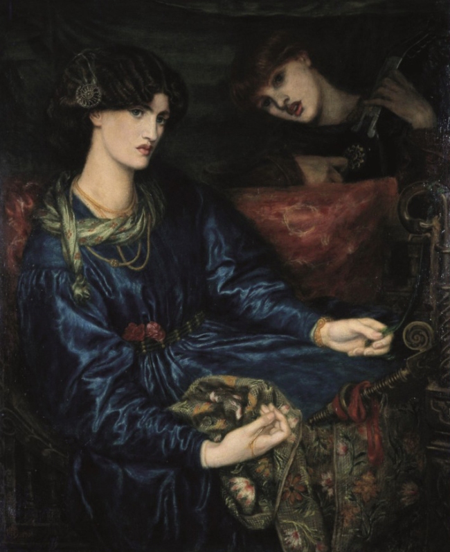 Dante Gabriel Rossetti (English, 1828-1882) 'Mariana' 1870