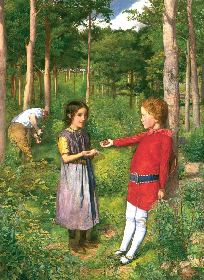 John Everett Millais (English, 1829-1896) 'The Woodman's Daughter' 1850-1851