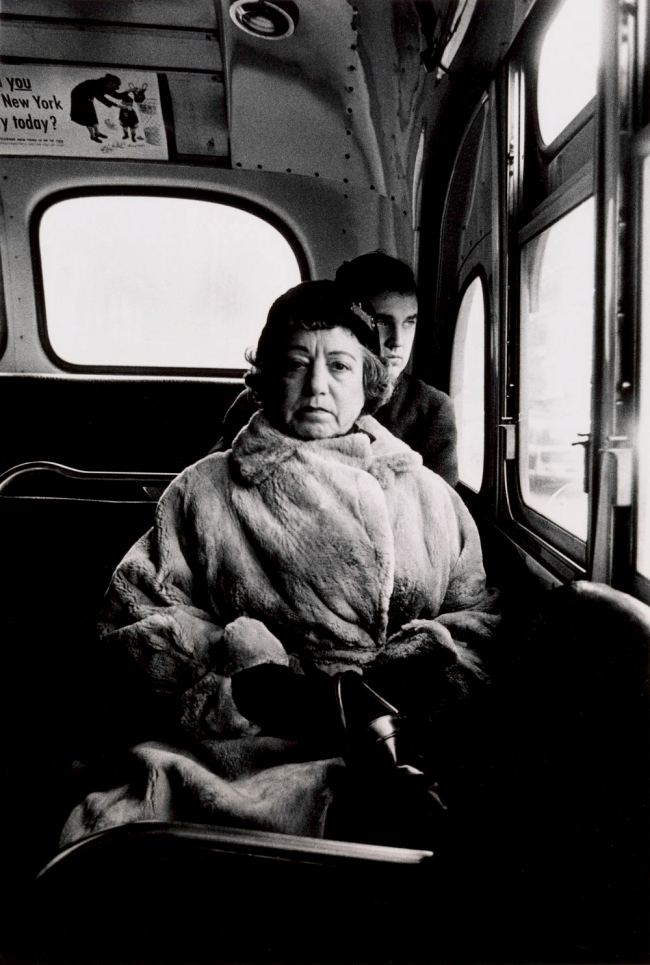Diane Arbus (American, 1923-1971) 'Lady on a Bus, N.Y.C. 1957' 1957