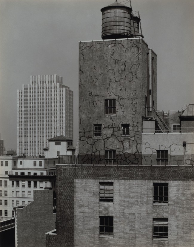 Alfred Stieglitz (American, 1864-1946) 'Water Tower and Radio City, New York' 1933