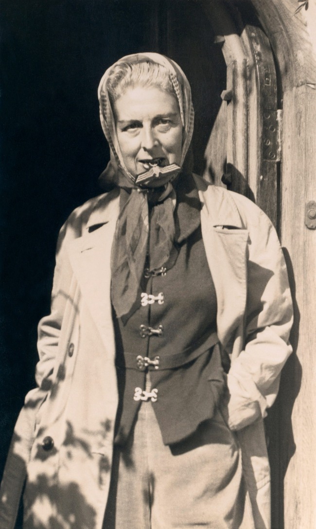 Claude Cahun. 'Self-portrait (with Nazi badge between her teeth)' 1945