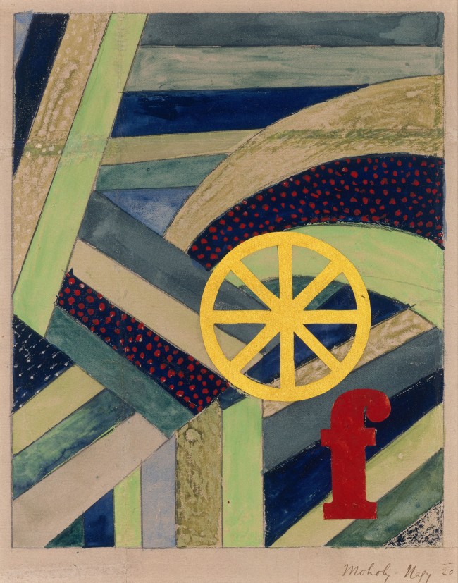 László Moholy-Nagy (Hungarian, 1895-1946) 'F in Field' 1920