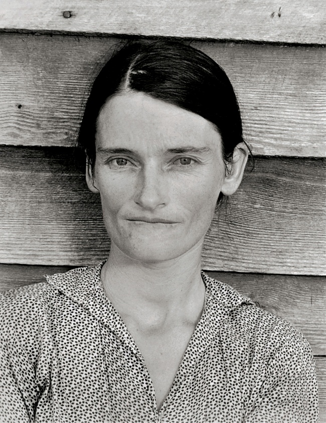 Walker Evans (American, 1903-1975) 'Allie Mae Burroughs, Wife of a Cotton Sharecropper, Hale Country, Alabama' 1936