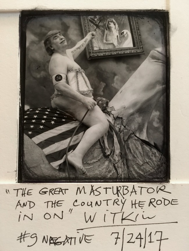 Joel-Peter Witkin (American, 1939-) 'The Great Masturbator And The Country He Rode In On, New Mexico' 2017