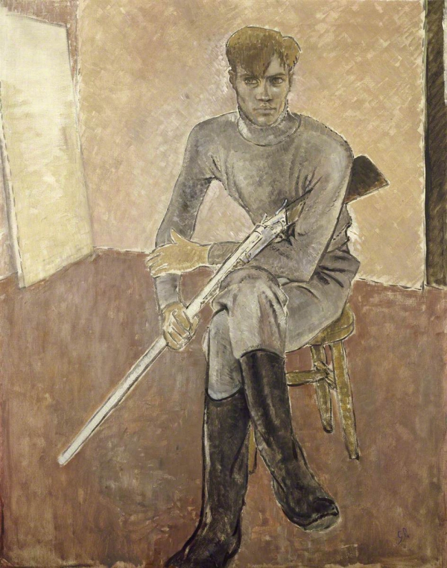 Glyn Warren Philpot (British, 1884-1937) 'Man with a Gun' 1933