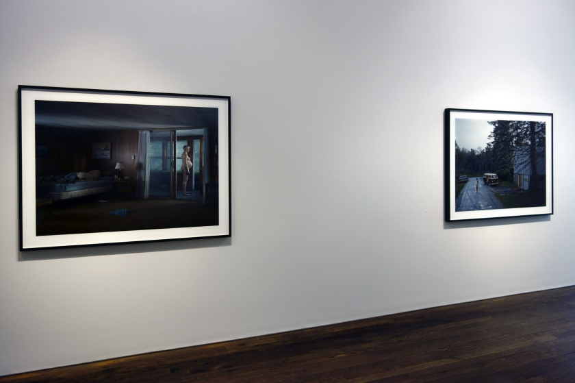 Installation view of Room 2 of 'Gregory Crewdson: Cathedral of the Pines' at The Photographers' Gallery