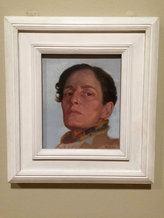 Installation view of Gluck's 'Self-Portrait' 1942 from Room 4 of the exhibition 'Queer British Art' at Tate Britain