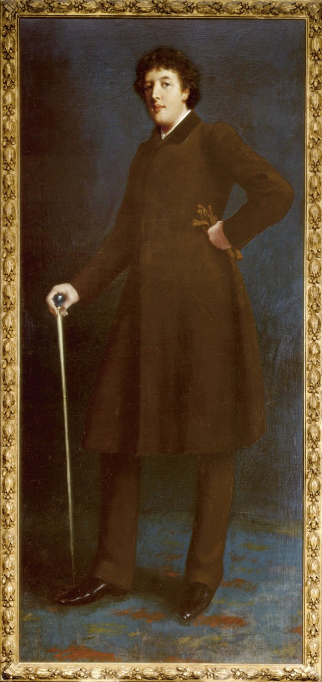 Robert Goodloe Harper Pennington (American, 1854-1920) 'Oscar Wilde' c. 1881 (installation view)