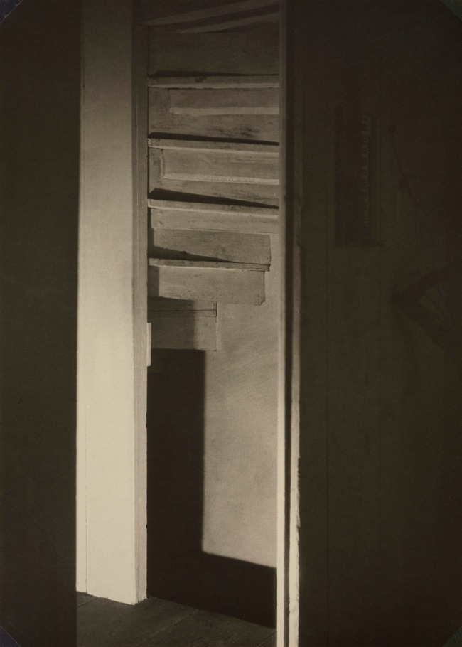 Charles Sheeler (American, 1883-1965) 'Doylestown House - Stairwell' Negative date: about 1916-1917