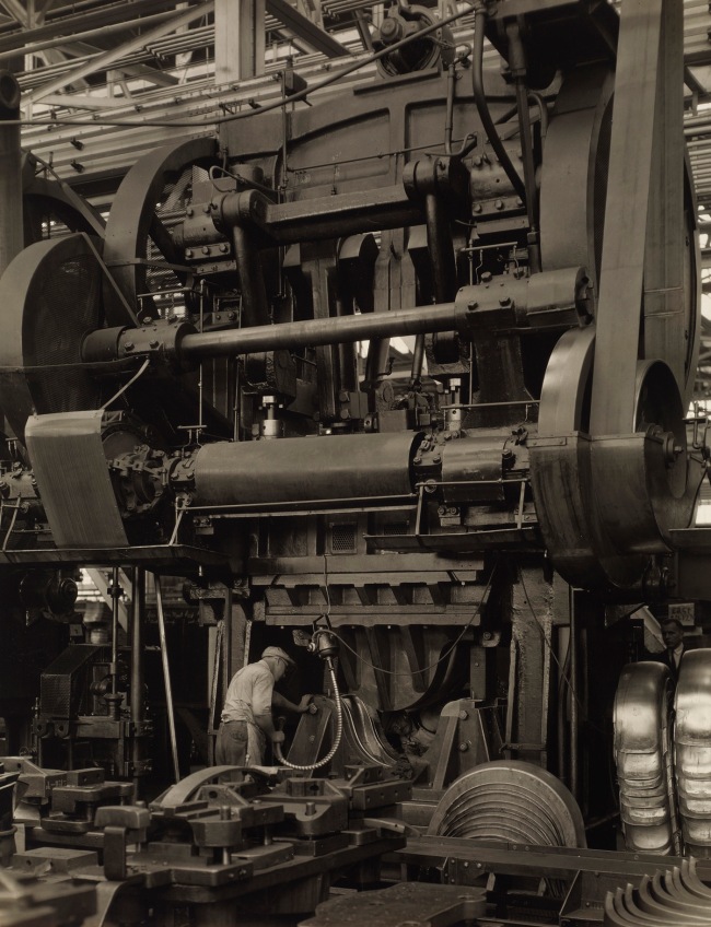 Charles Sheeler (American, 1883-1965) 'Ford Plant - Stamping Press' Negative date: 1927