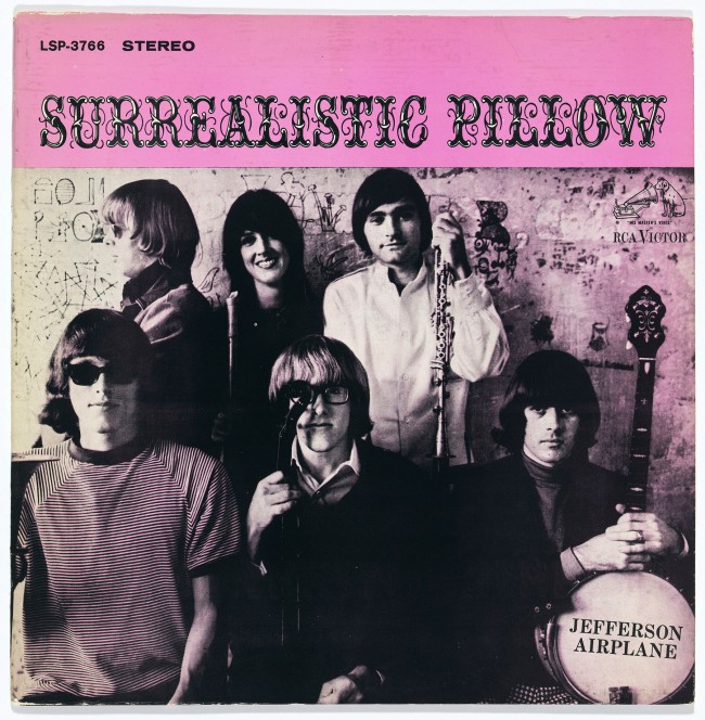 Cover photograph by Herb Greene (American, b. 1942) 'Jefferson Airplane, Surrealistic Pillow' 1967