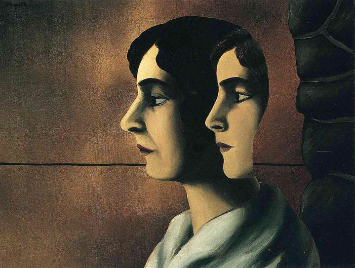 René Magritte (Belgian, 1898-1967) 'Faraway looks' c. 1927