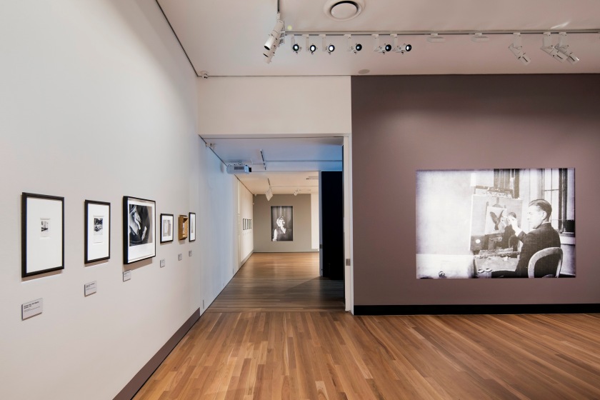 Installation view of the exhibition 'René Magritte: The Revealing Image' at the Latrobe Regional Art Gallery