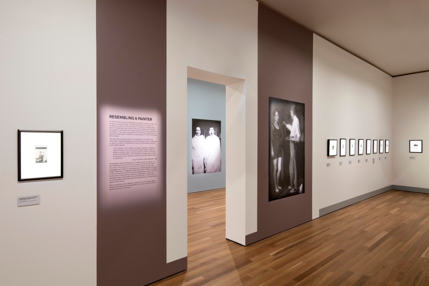 Installation view of the exhibition 'René Magritte: The Revealing Image' at the Latrobe Regional Art Gallery