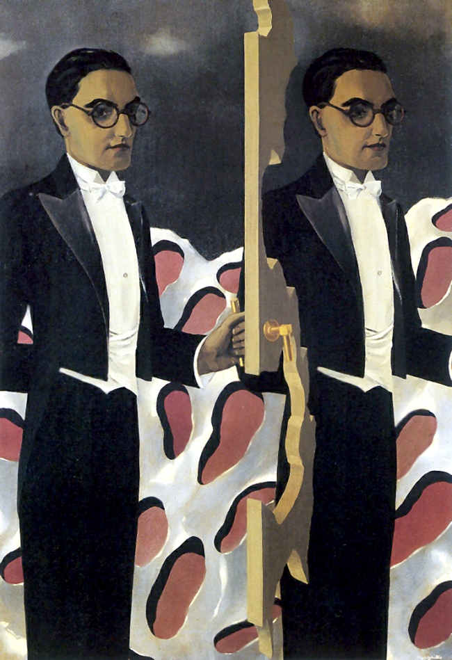 René Magritte (Belgium 1898-1967) 'Portrait of Paul Nougé' 1927
