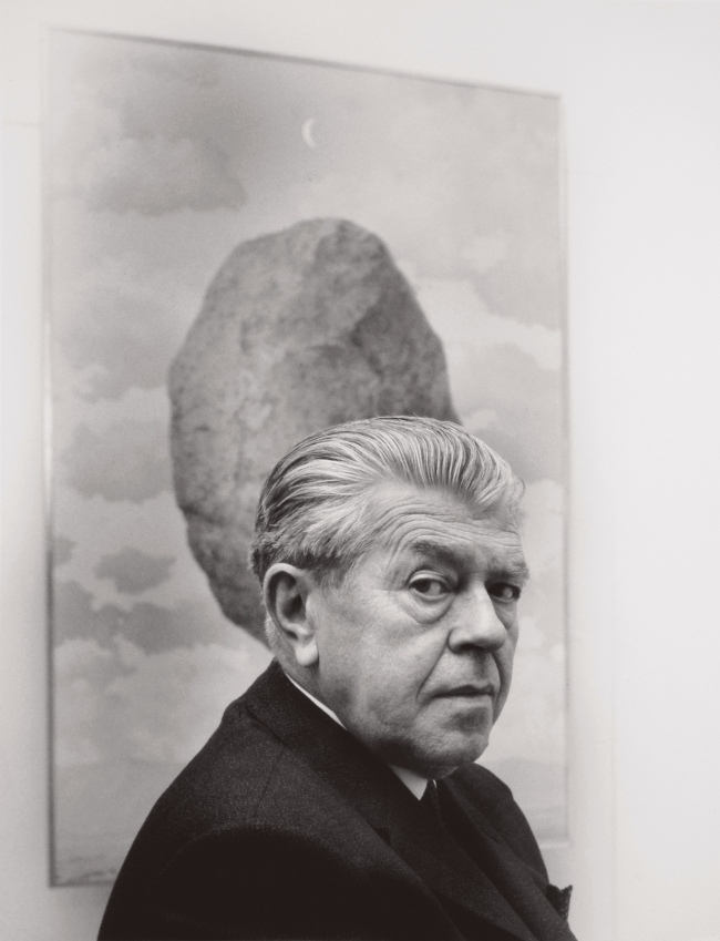 Shunk Kender (Harry Shunk and Janos Kender). 'René Magritte in front of Le sens de réalité' 1960