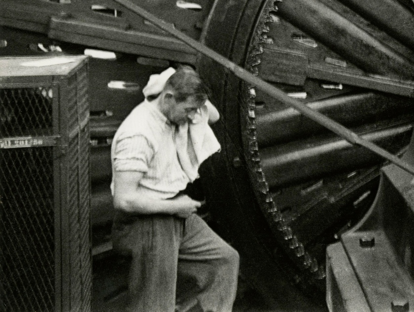 Jakob Tuggener (Swiss, 1904-1988) 'Lathe, Maschinenfabrik Oerlikon' 1949 (detail)