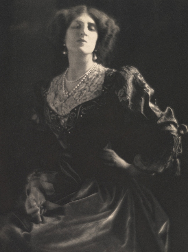 Adolf de Meyer (American born France, 1868-1946) '[Lady Ottoline Morrell]' c. 1912