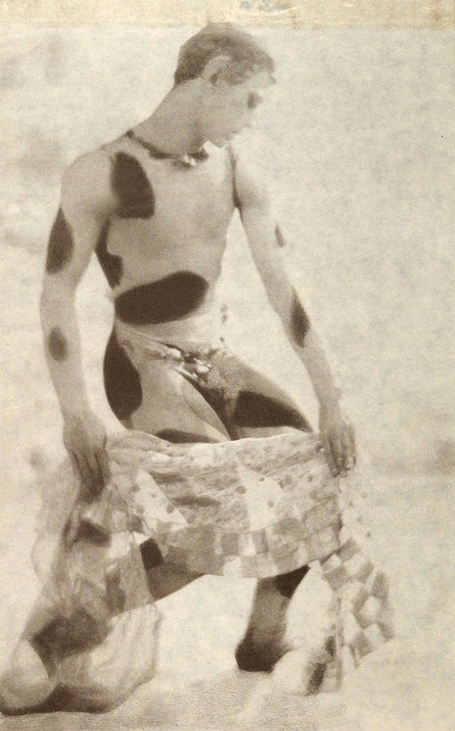 Adolf de Meyer (American born France, 1868-1946) 'Nijinsky [Plate from Le Prelude à l'Après-Midi d'un Faune]' 1914