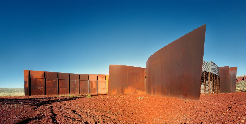 John Gollings (Australian, b. 1944) 'Karijini Visitor Centre (Woodhead International BDH), West Pilbara, Western Australia' 2001