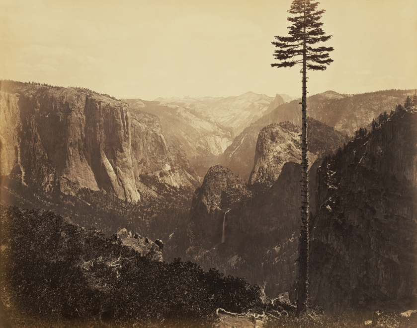 Carleton Watkins (American, 1829-1916) 'Yosemite Valley from the "Best General View"' 1866