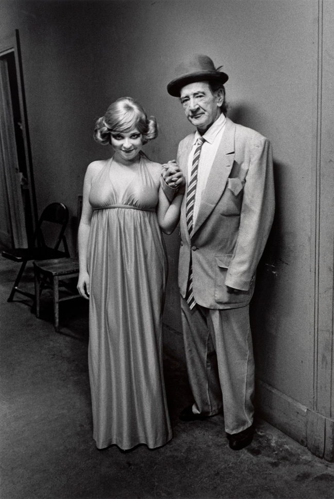 Roswell Angier (American, b. 1940) 'Mr. and Mrs. Steve Mills, Pilgrim Theatre, Boston' 1973