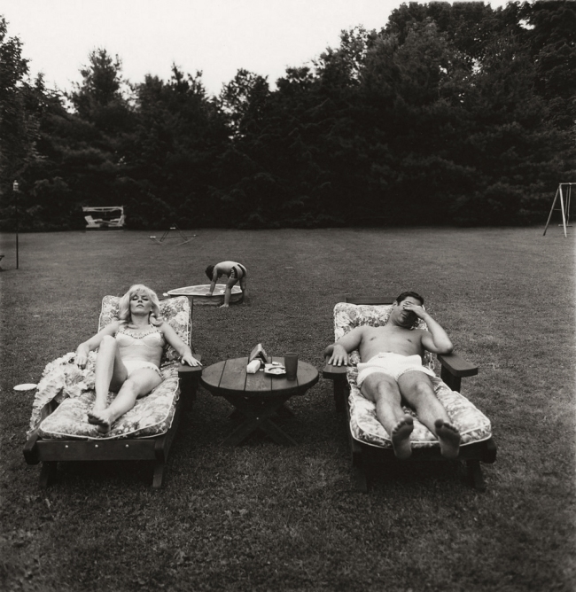 Diane Arbus (American, 1923-1971) 'A Family on Their Lawn One Sunday in Westchester, New York 1968' 1968