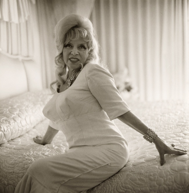 Diane Arbus (American, 1923-1971) 'Mae West on bed' 1965