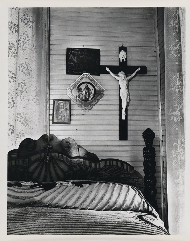 Walker Evans (American, 1903-1975) 'Bedroom, shrimp fisherman's house, Biloxi, Mississippi' 1945