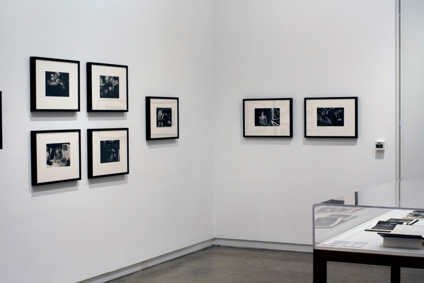 Installation view of the exhibition 'Diane Arbus: American Portraits' at the Heide Museum of Modern Art, Melbourne showing work from Mary Ellen Mark's 'The bar' series 1977