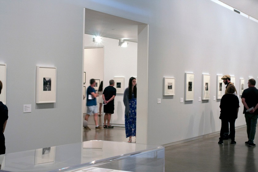 Installation view of the exhibition 'Diane Arbus: American Portraits' at the Heide Museum of Modern Art, Melbourne