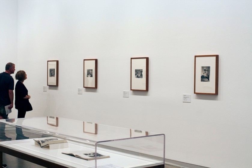 Installation view of the exhibition 'Diane Arbus: American Portraits' at the Heide Museum of Modern Art, Melbourne showing the work of Walker Evans