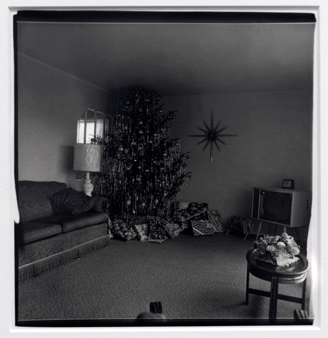 Diane Arbus (American, 1923-1971) 'Xmas tree in a living room in Levittown, L.I. 1963' 1963 National Gallery of Australia, Canberra