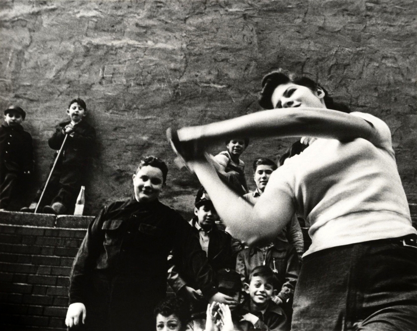 William Klein (American, 1928-2022) 'Stickball gang, New York' 1955
