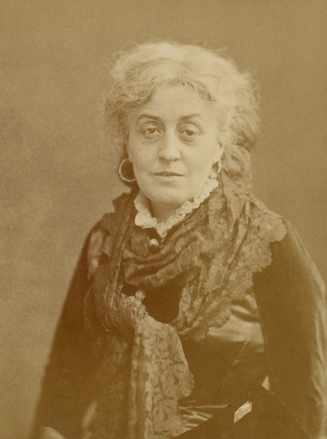 Nadar [Gaspard Félix Tournachon] (French, 1820-1910) '[Mme Ernestine Nadar]' 1880-1883 (detail)