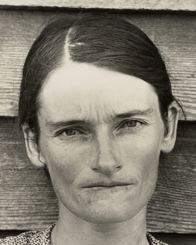 Walker Evans (American, 1903-1975) 'Allie Mae Burroughs, Hale County, Alabama' Negative 1936; print 1950s (detail)