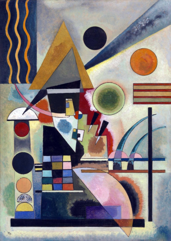 Wassily Kandinsky (Russian, 1866-1944) 'Swinging' 1925