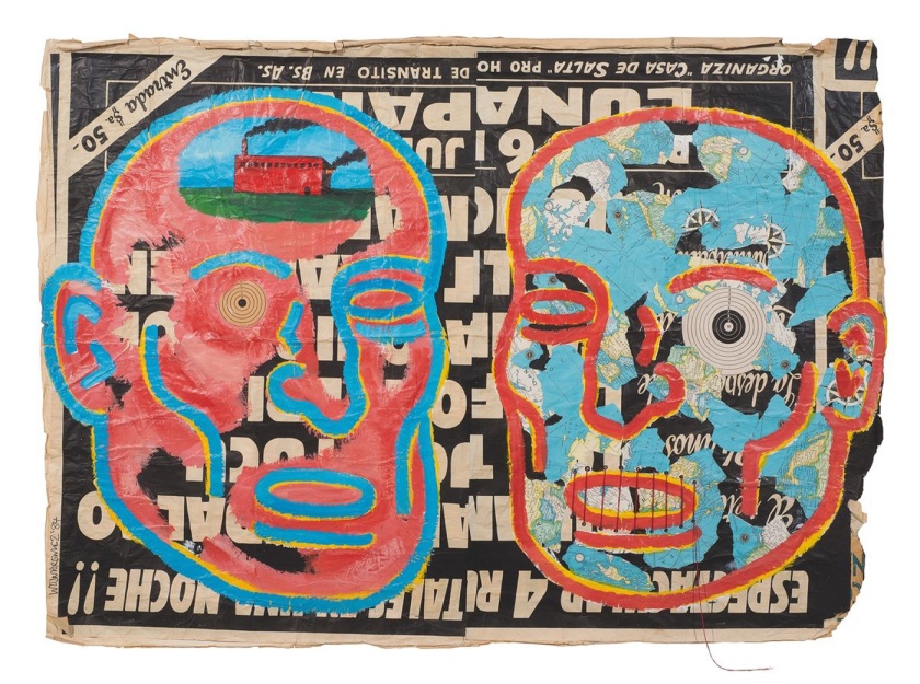 David Wojnarowicz (American, 1954-1992) 'Untitled (Two Heads)' 1984