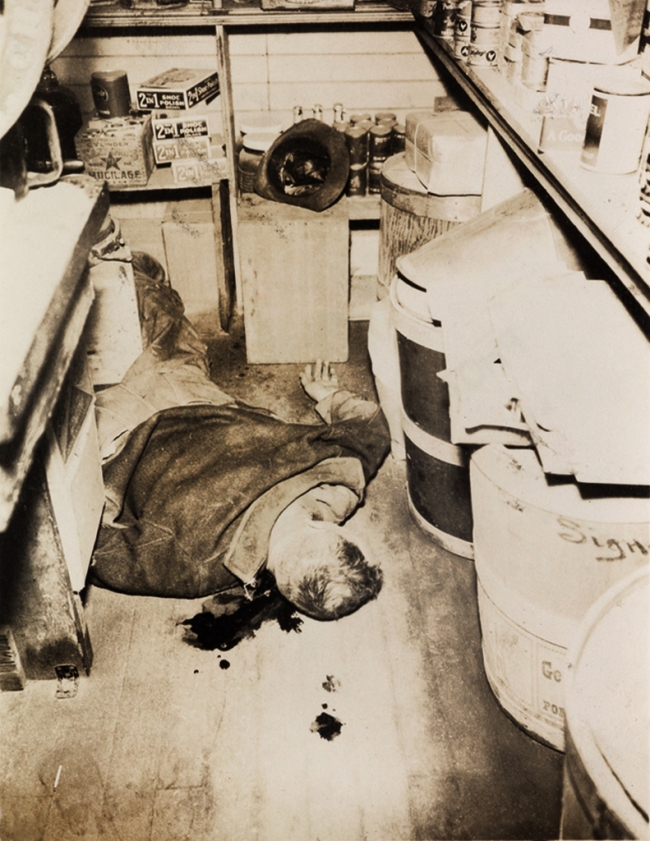 Weegee (Arthur Fellig) (American, 1899-1968) 'Untitled [Crime scene]' c. 1930