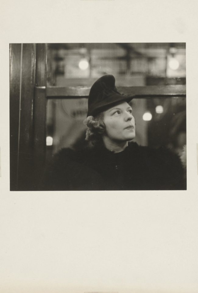 Walker Evans (American, 1903-1975) 'Subway Portrait' 1938-1941