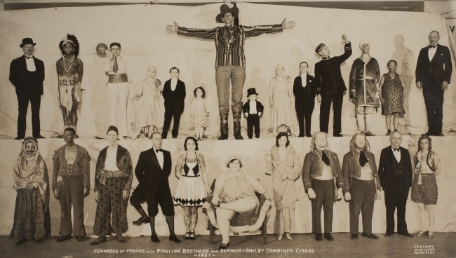 Edward J. Kelty (1888-1967) 'Congress of Freaks with Ringling Brothers and Barnum & Bailey Combined Circus' 1931