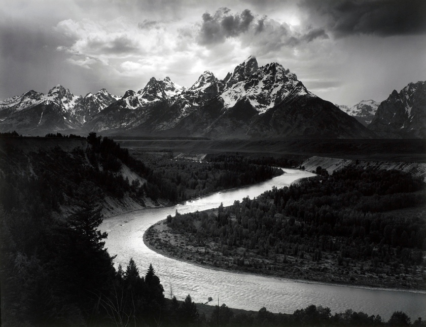 Ansel Adams (American, 1902-1984) 'The Tetons and Snake River, Grand Teton National Park, Wyoming' 1942