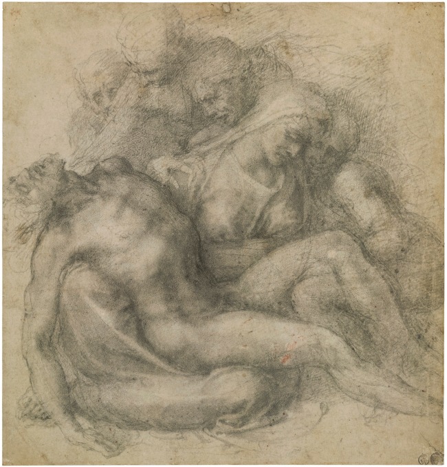 Michelangelo Buonarroti. 'The Lamentation over the Dead Christ' c. 1540