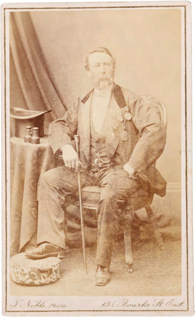 Timothy Noble. 'Charles Blondin (age 50 in 1874)' 1874