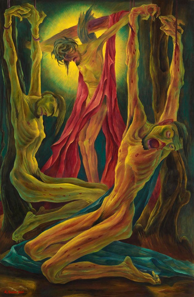 Albert Birkle (German, 1900-1986) 'Crucifixion' (Kreuzigung) 1921